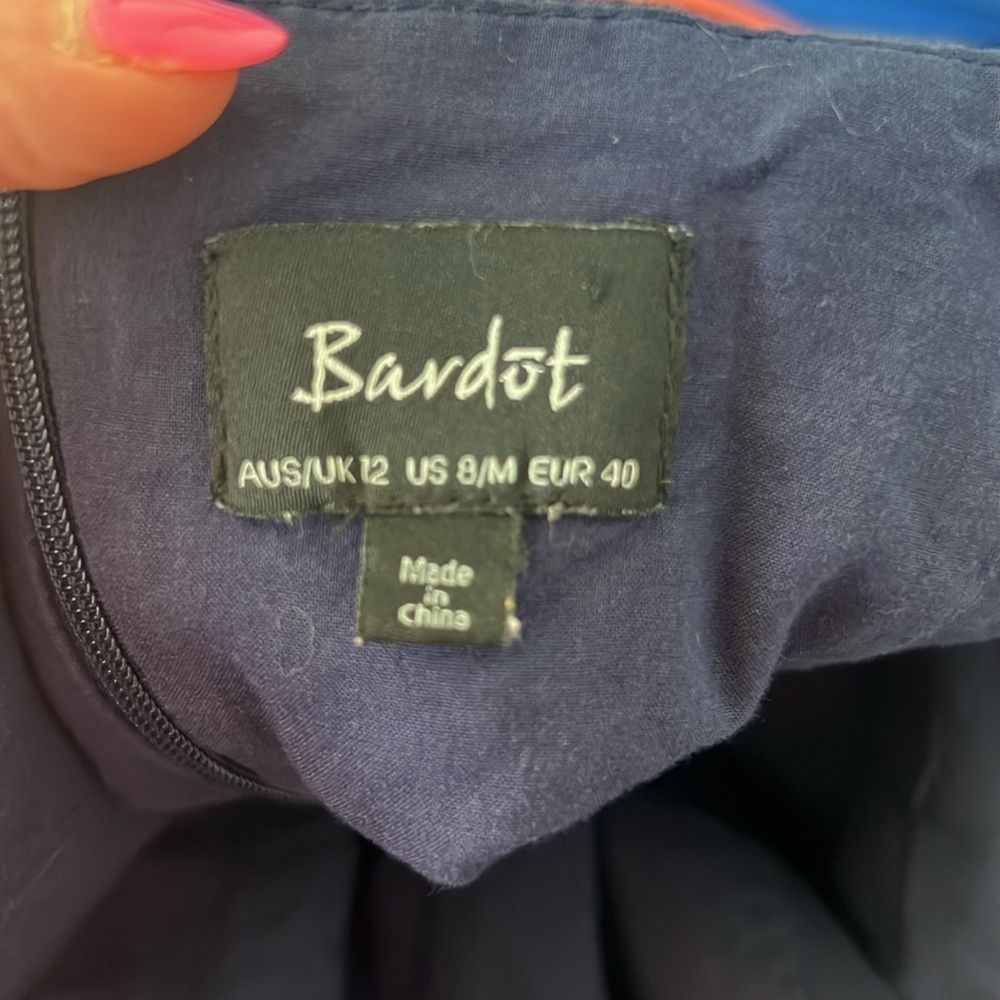 Bardot blue striped jumpsuit - Picture 5 of 5